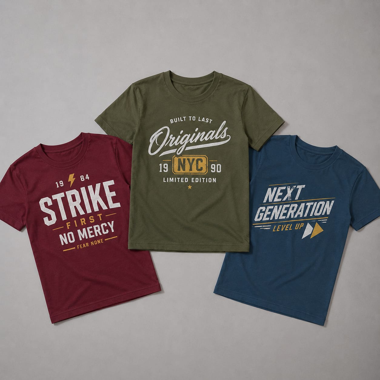 Pack of 3 random boys T-shirts