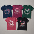 Pack of 5 random girls T-shirts