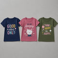 Pack of 3 random girls T-shirts