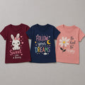 Pack of 3 random girls T-shirts